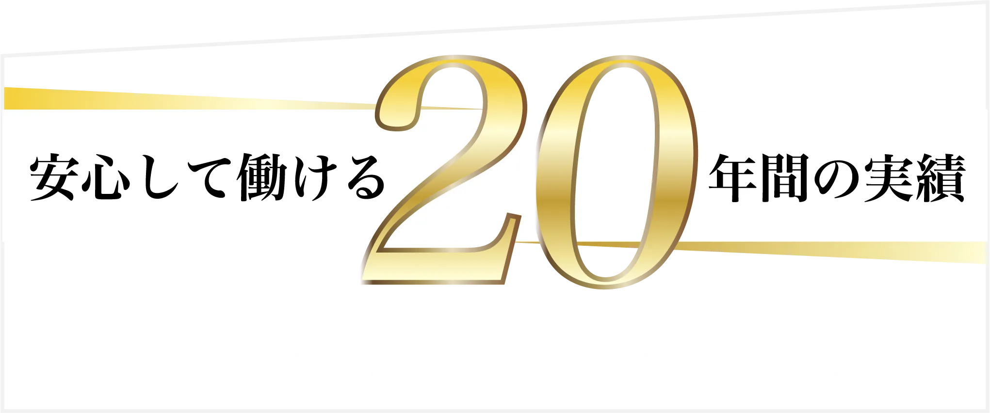 20年間の実績